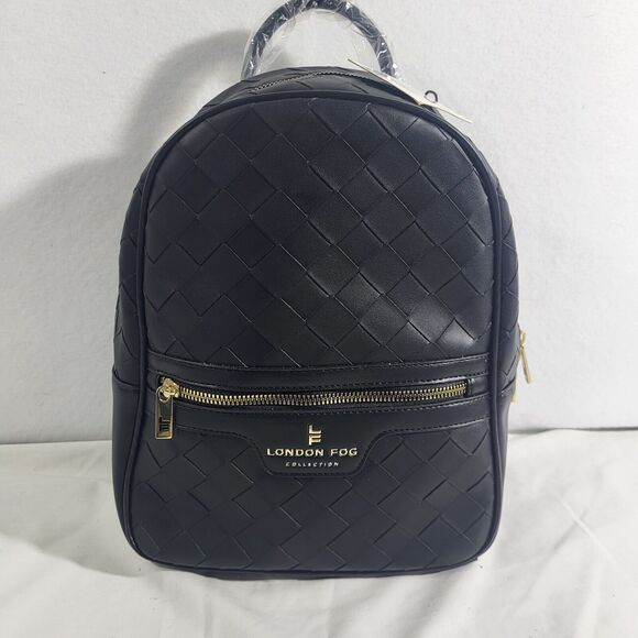 London Fog Black Back Pack  Purse New With Tags main image 4